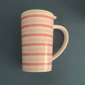 NWOT ceramic travel mug with lid